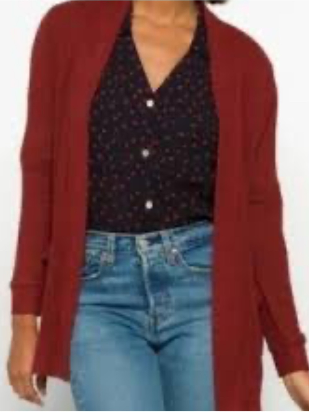 Market & Spruce Open-Front Women's Cardigan Sweater